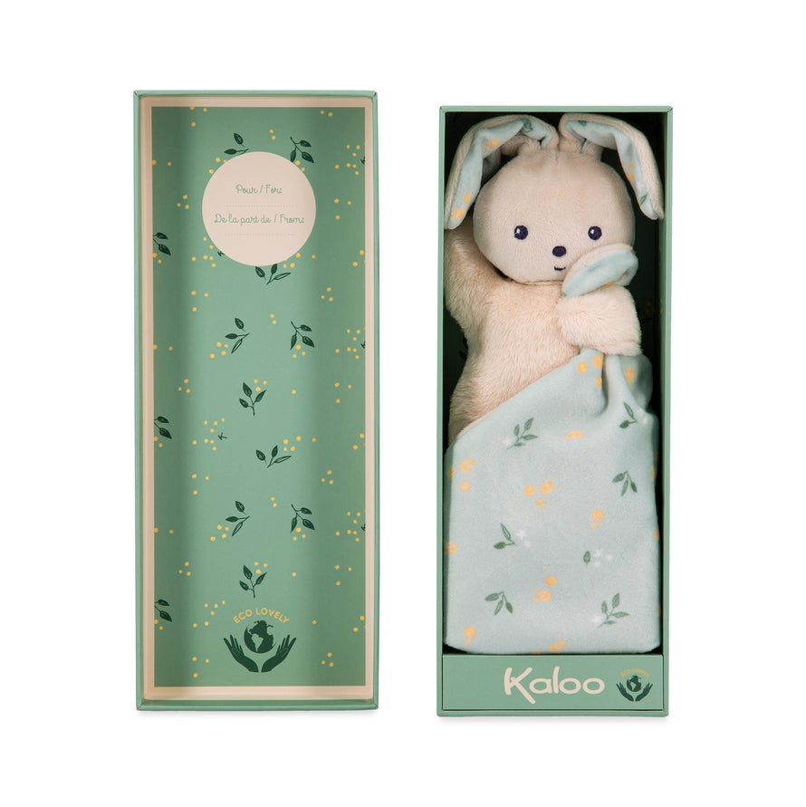 Doudou Rabbit Blankie Citrus Bouquet — Eco-Friendly Baby Comforter