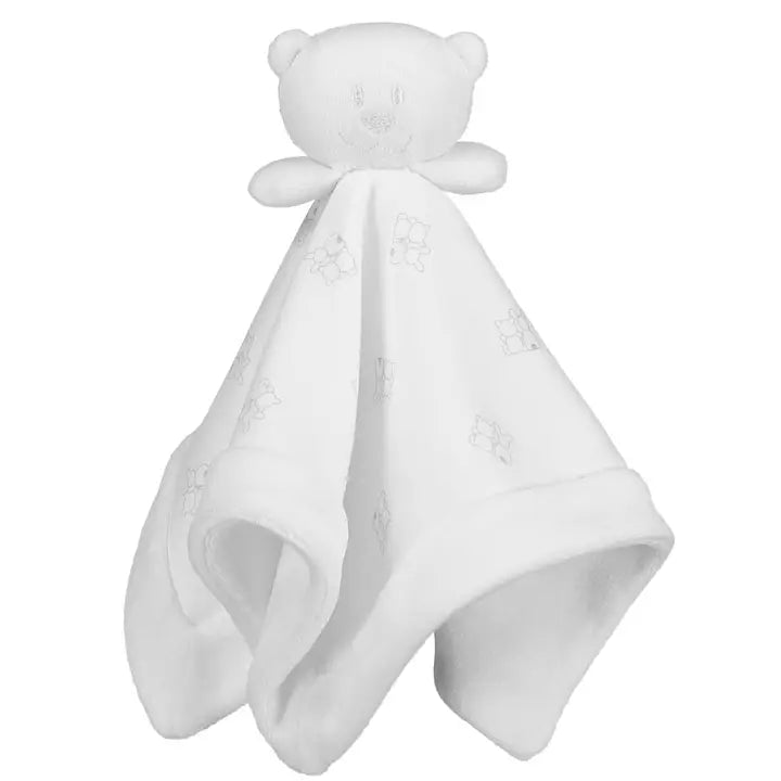 Emile White Teddy Bear Comforter