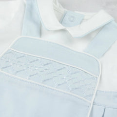 Jason Boys Baby Blue Cute Bibshort