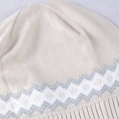 Kristian Boys Stone Teddy Knit All in One & Hat Set