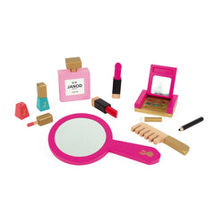 Little Miss Vanity Case – 9-Piece Wooden Makeup Toy Set by Janod