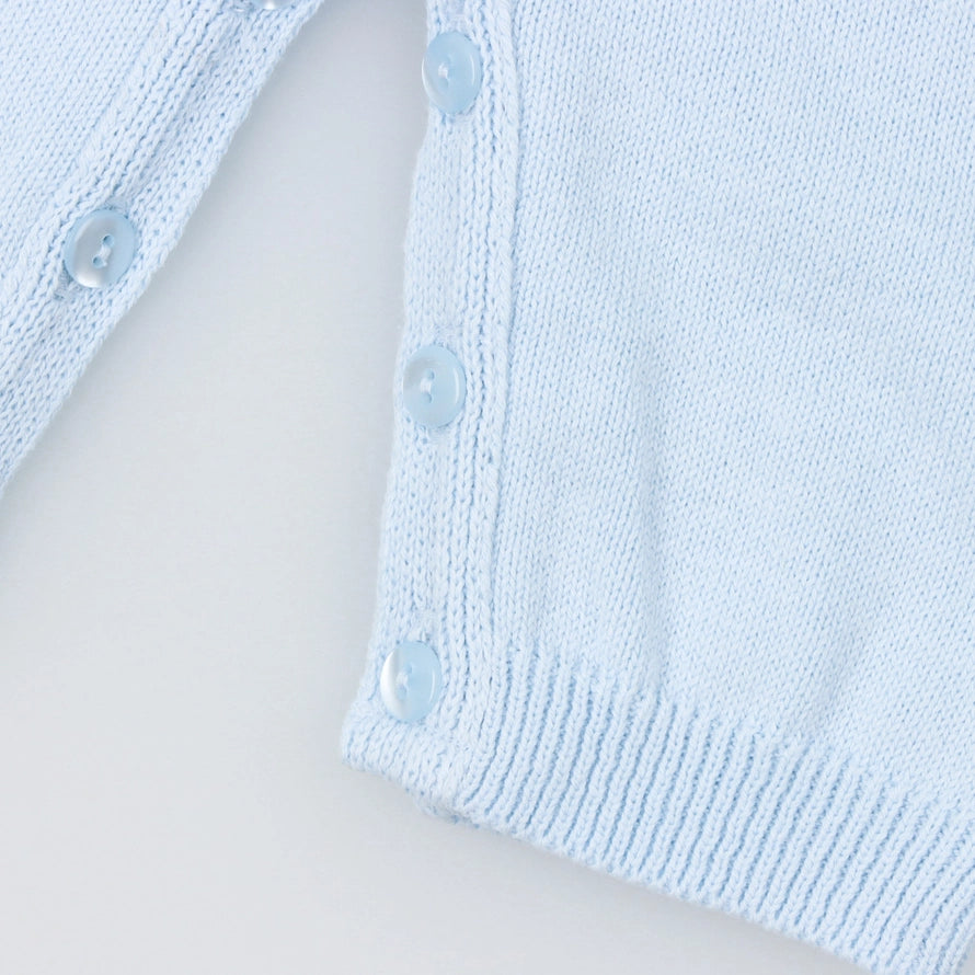 Baby Blue Cotton Pant Overalls