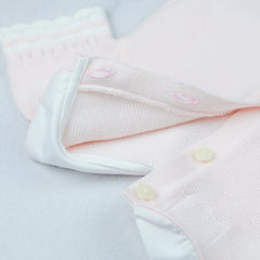 Judith Pink Girls Knit Top and Shorts Set