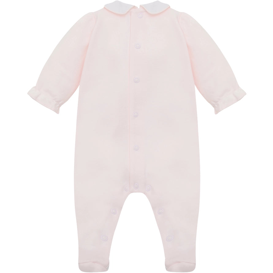 Loretta Girls Pink Pretty Babygrow & Hat