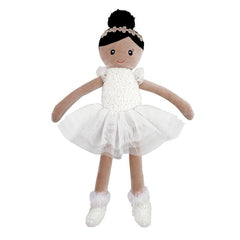 White Tutu Ballerina Doll 12"
