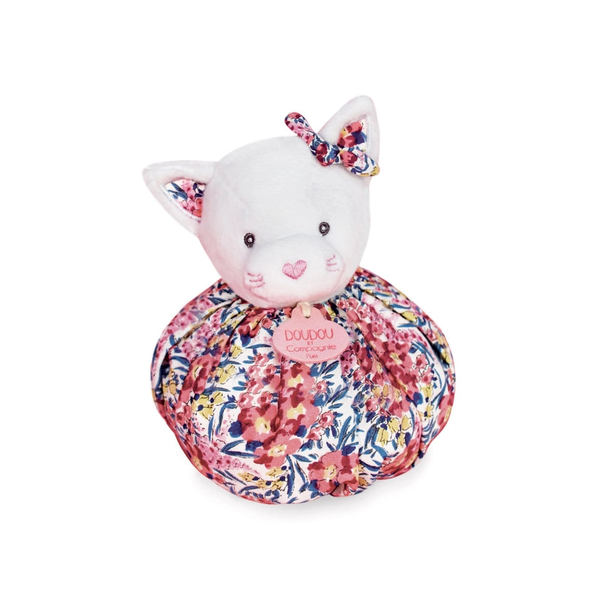 Pink Cat Ball Blankie