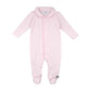 Pink Cotton Footed Babygrow