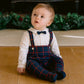 Enzo Navy Tartan Babygrow