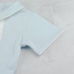 Jonnie Boys Baby Blue Teddy Top and Shorts Set