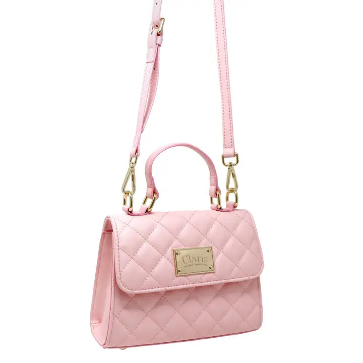 Claris the Chicest Mouse in Paris™ Quilted Pink Handbag