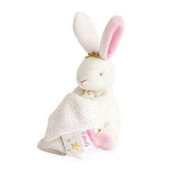 Pearl Bunny Plush Stuffed Animal with Doudou Baby Blanket