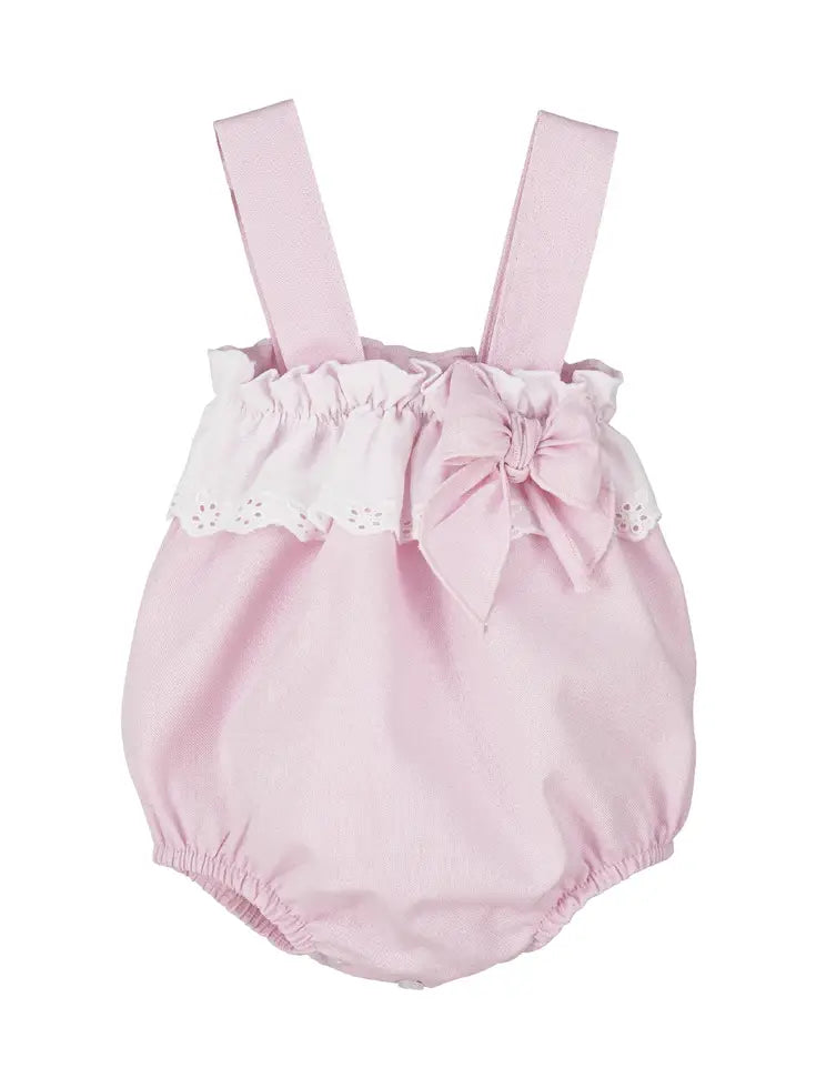 Calendula Rose Baby Girl Overalls