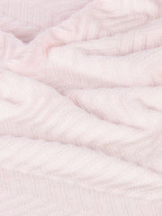 Pink Knitted Cotton Baby Blanket