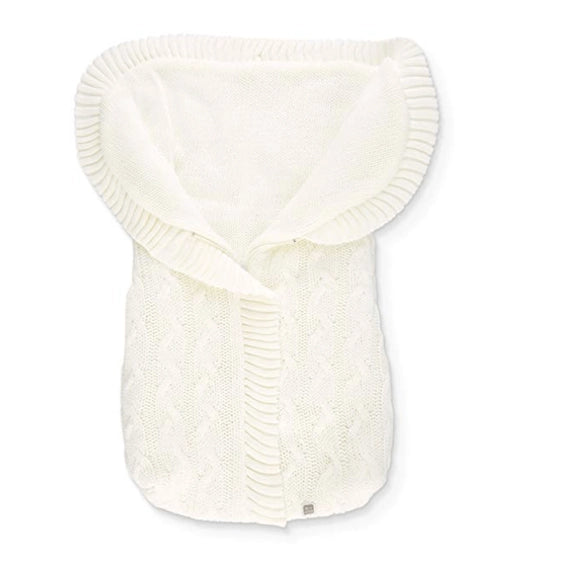 Off White Braided Baby Sack
