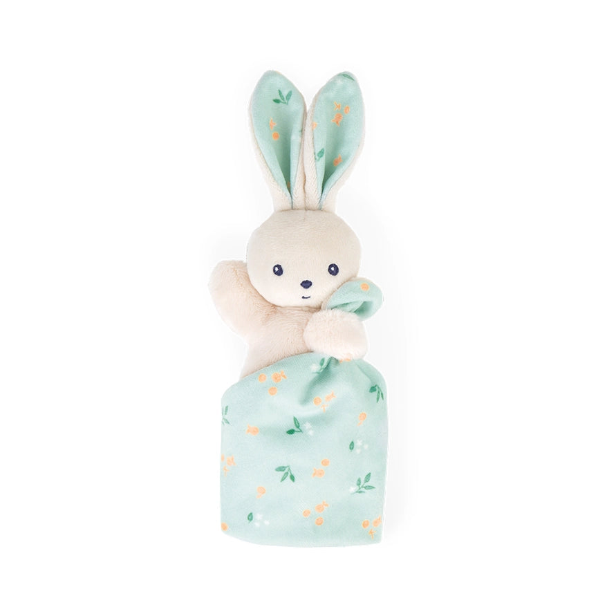 Doudou Rabbit Blankie Citrus Bouquet — Eco-Friendly Baby Comforter