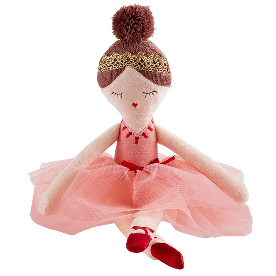 Blush Pink Ballerina Plush Doll