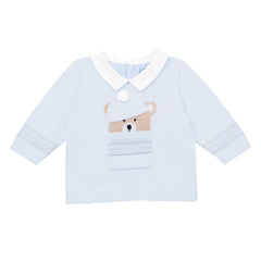 Hudson Blue Knit Teddy Outfit and Hat