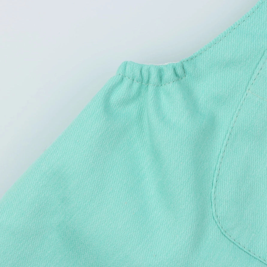 Mint Green Boy Overall Shorts