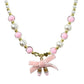 Pink Ballerina Pearl Bracelet and Necklace Set