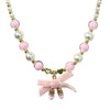 Pink Ballerina Pearl Bracelet and Necklace Set