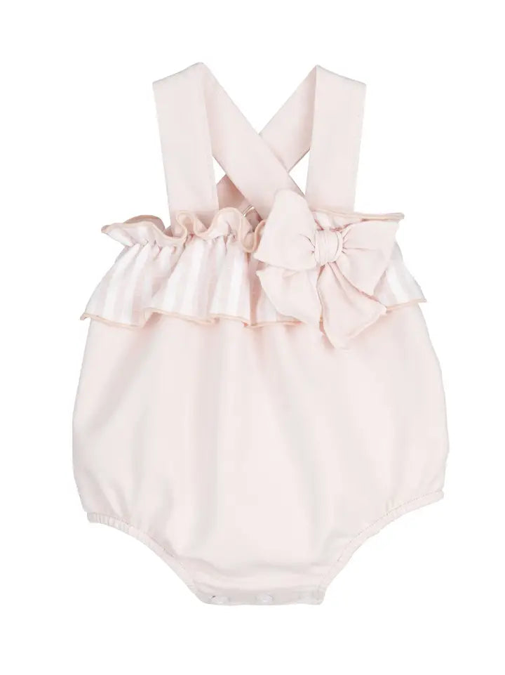 Bundi Blush Pink Baby Girl Overalls