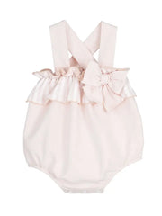 Bundi Blush Pink Baby Girl Overalls