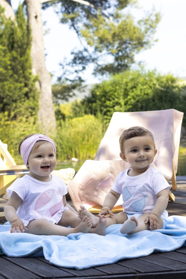 Plush Baby Pink Cotton Towel