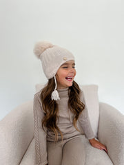 London Cashmere Aviator Hat