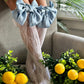 Lola Lace Socks with Satin Bows - Petite Maison Kids