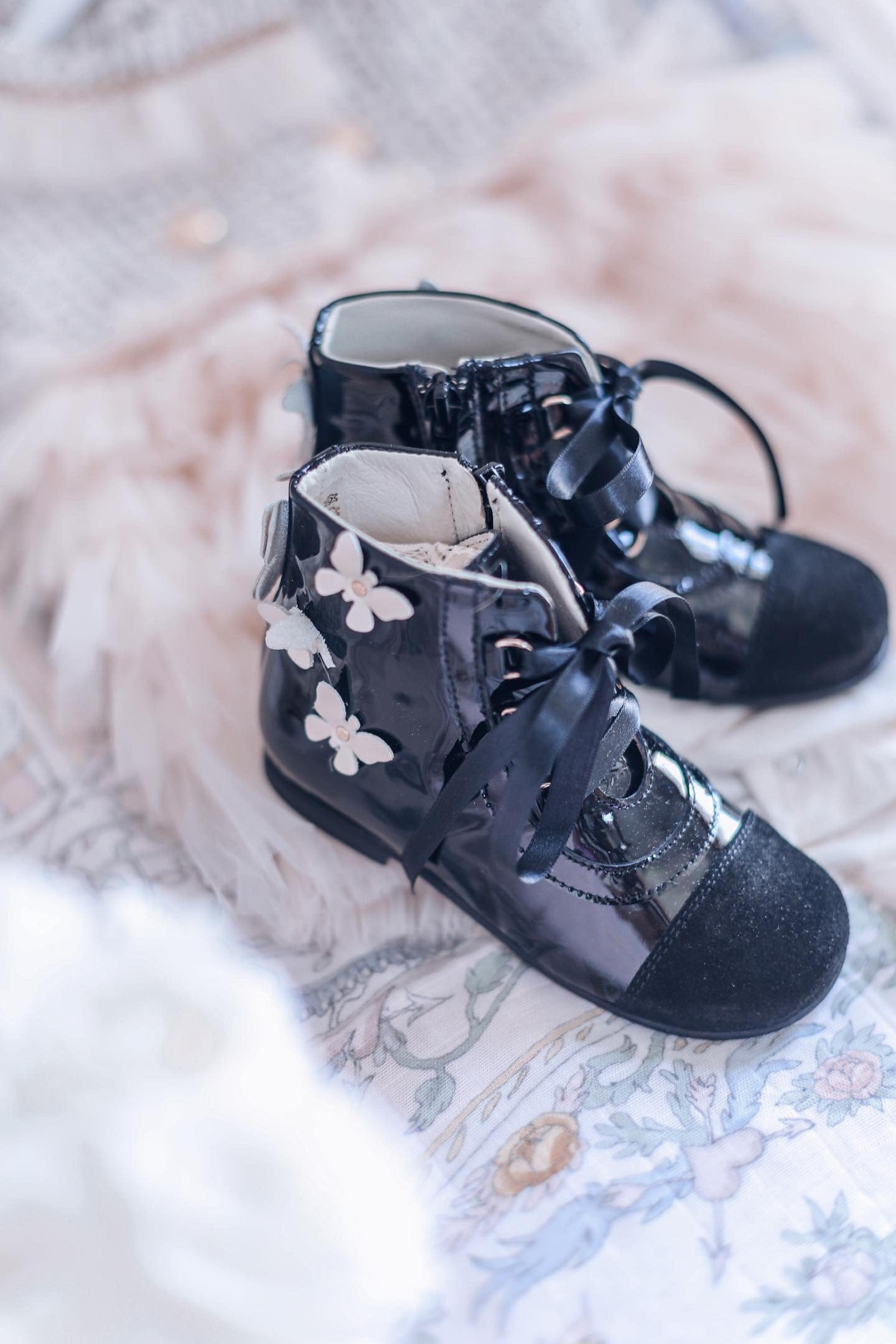 Noir Butterfly Boots