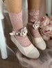 Faina Pink Leather Mary Janes