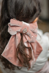 Juliette Velvet Hair Bow - Petite Maison Kids