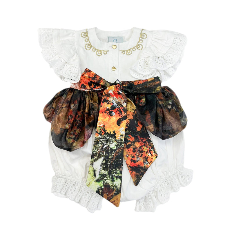 Alexis Foliage Print Romper