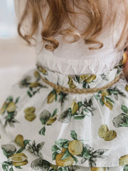 Amalfi Lemon Print Linen Romper