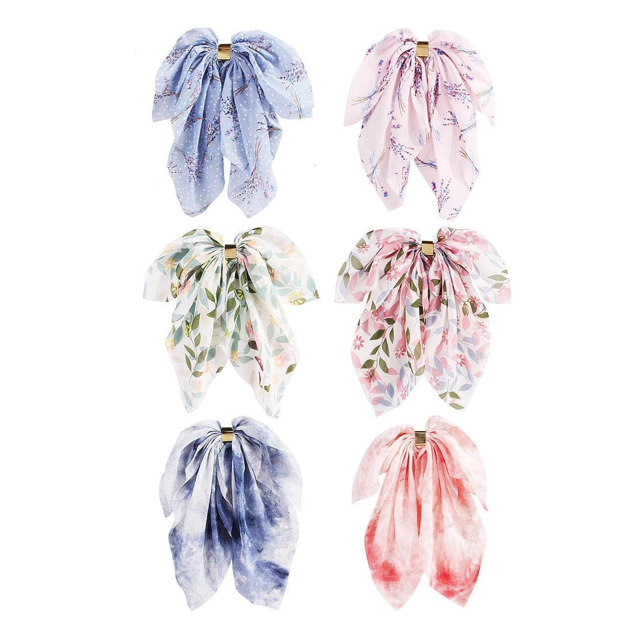 Lucy Silk Hair Bow Clip - Petite Maison Kids