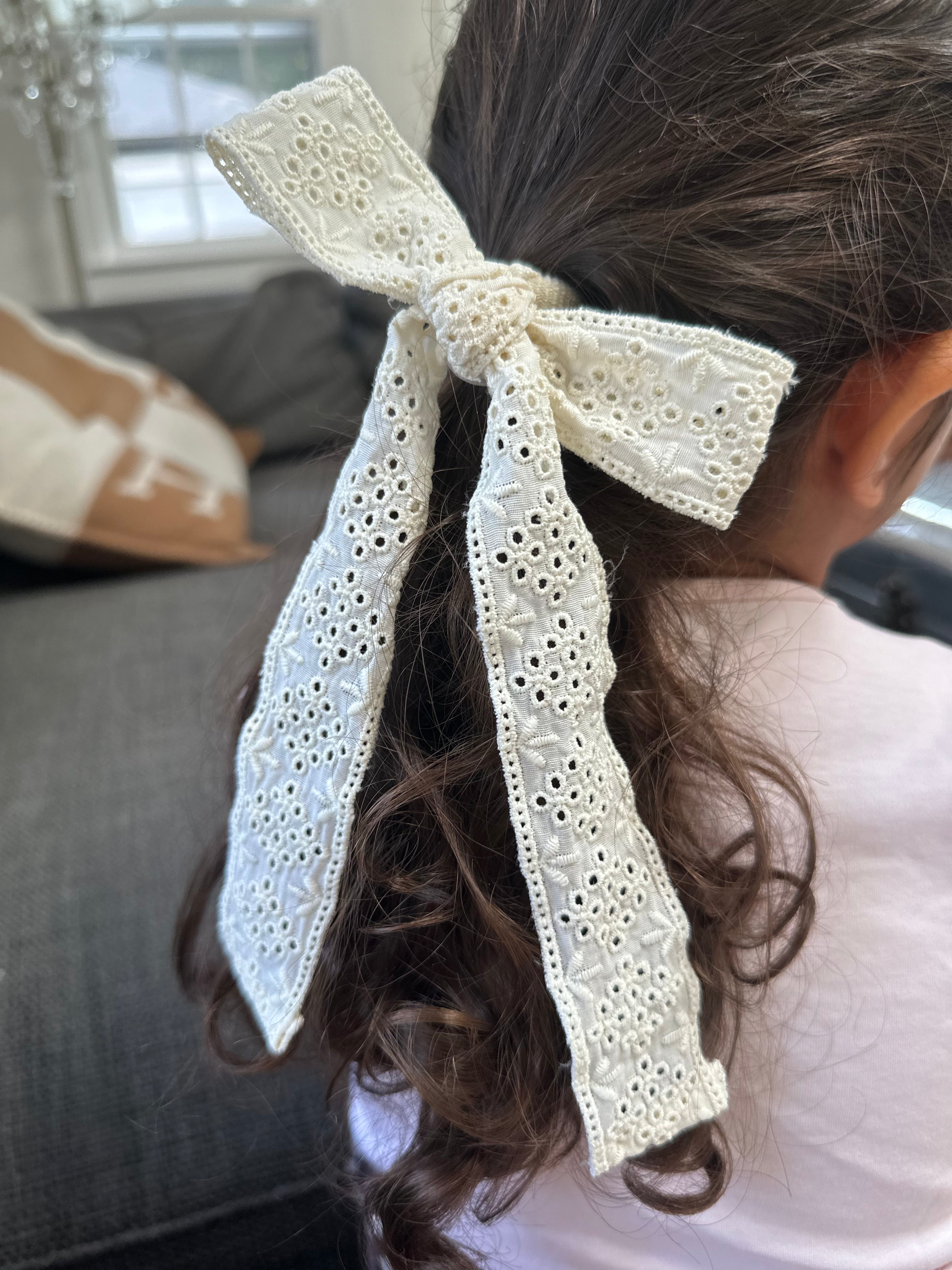 Herringbone Hair Scrunchie