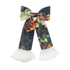 Alexis Foliage Print Hair Bow