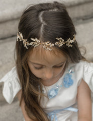 Gold Leaf Hair Garland - Petite Maison Kids