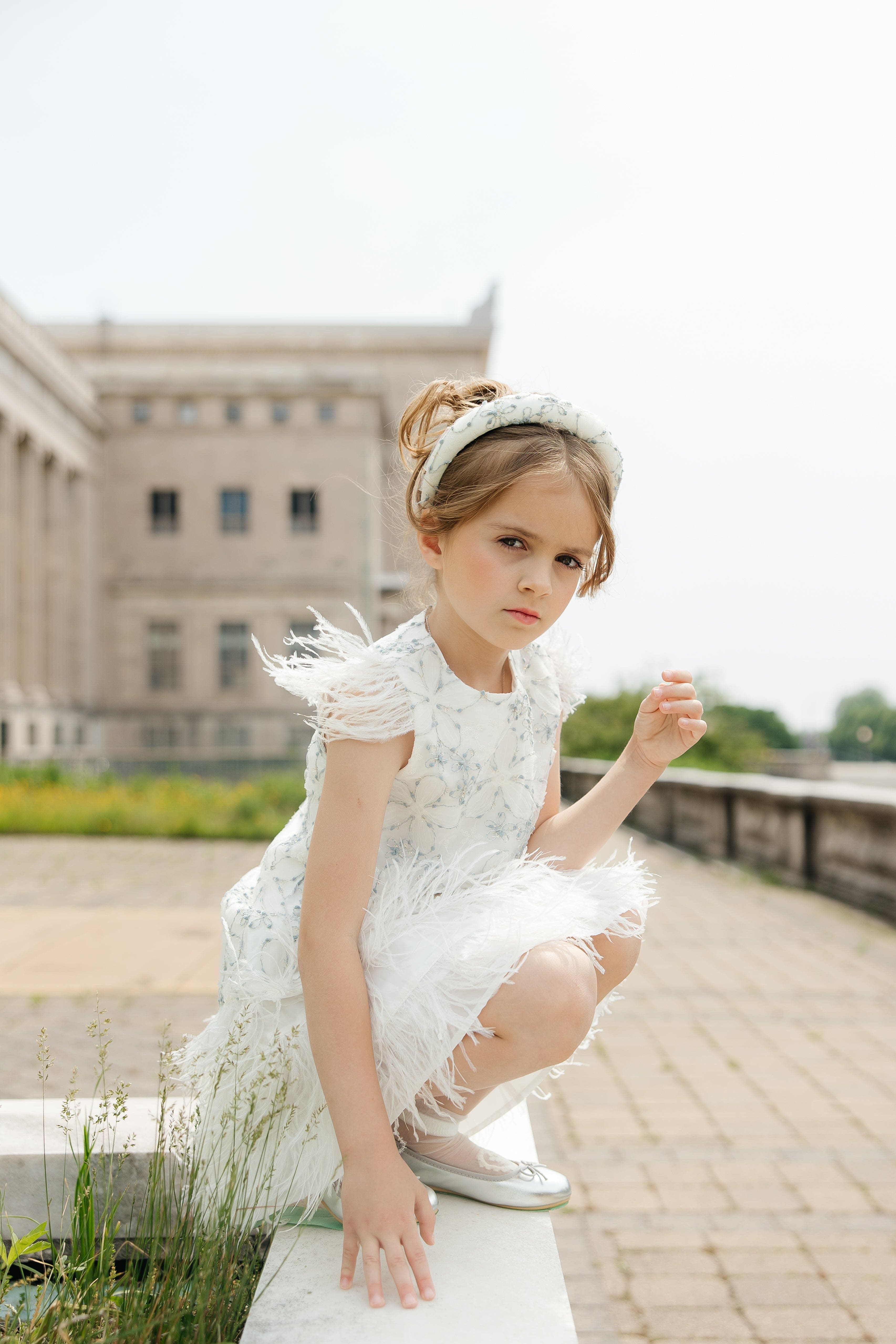 Olivia Feather Dress