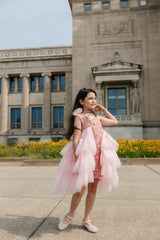 Kellie Pink Tweed Dress - Petite Maison Kids