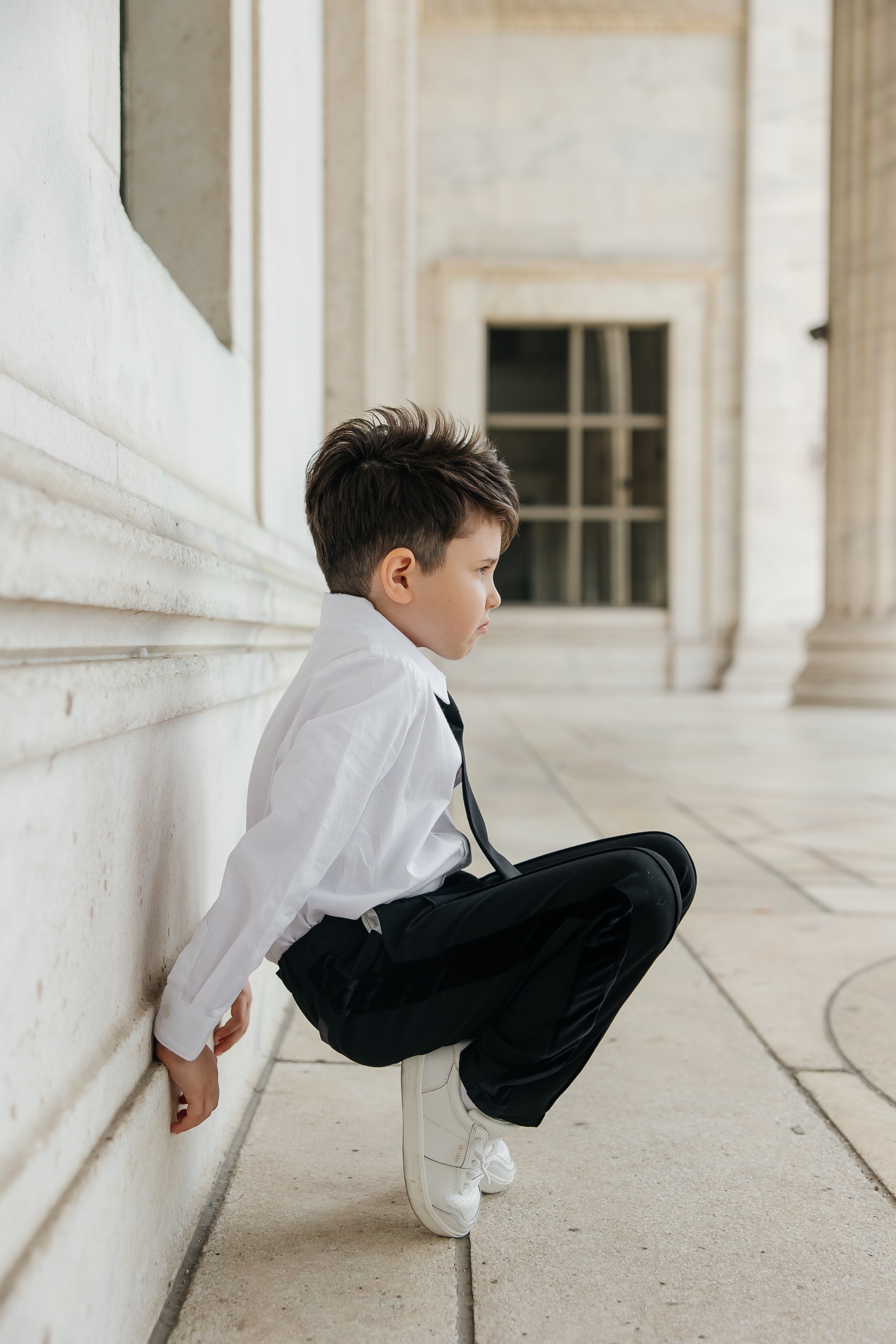 Tuxedo Shirt and Pants Set - Petite Maison Kids