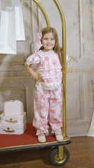 Amelia Pink Flower Print Pants