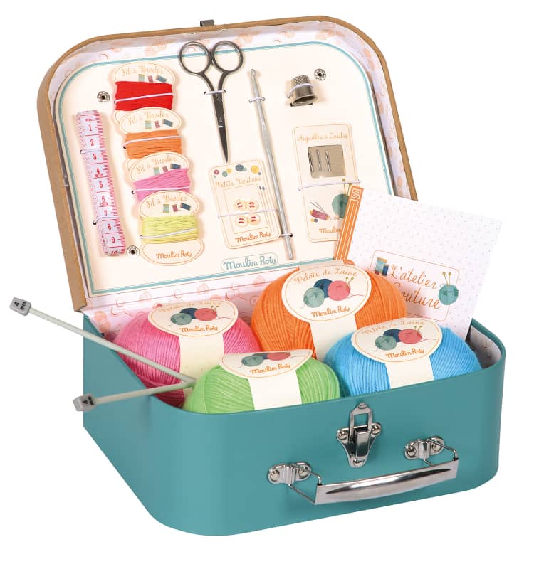 Suitcase Sewing & Knitting Set Moulin Roty