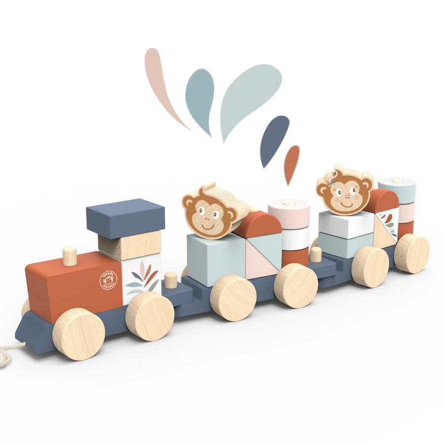 speedy monkey stacking train