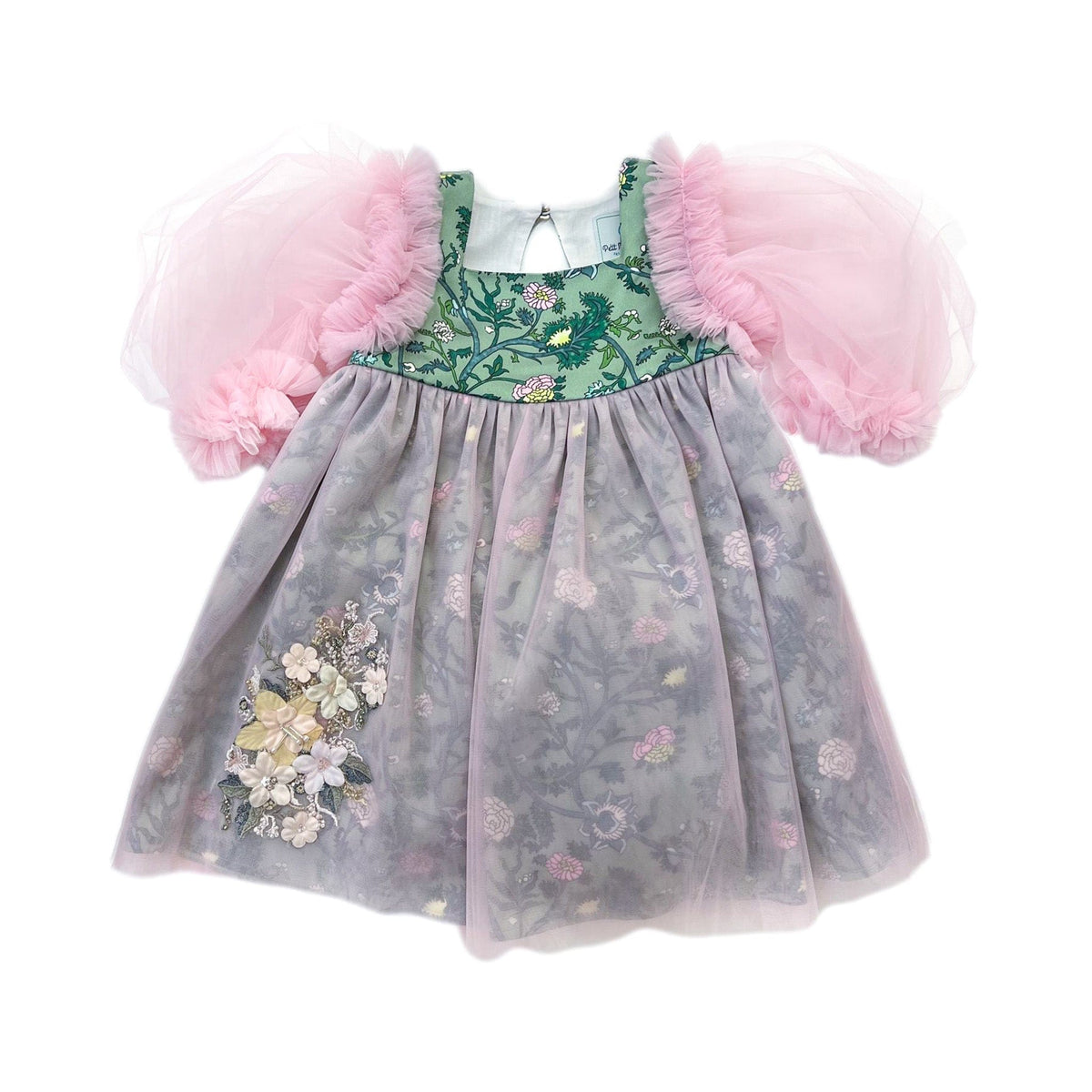 eva green pink dress Eva tulle corset embellished prom dress 3 colours pink, silver, mint g –  Deja Elite Boutique main image 0