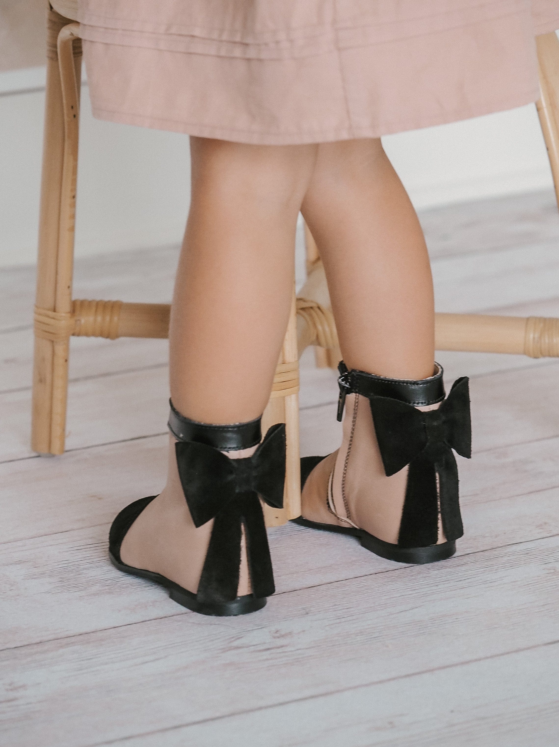 Clara Leather Booties - Petite Maison Kids