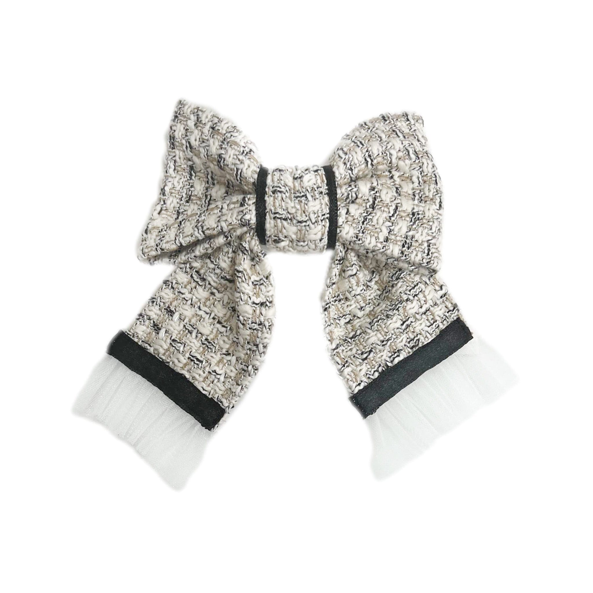 Vera Petite Tweed Bow - Petite Maison Kids