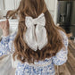 White Jaylin Hair Bow - Petite Maison Kids