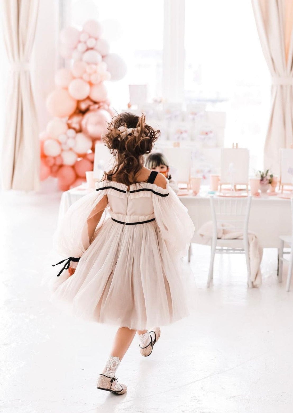 Coco Caramel Tulle Dress - Petite Maison Kids