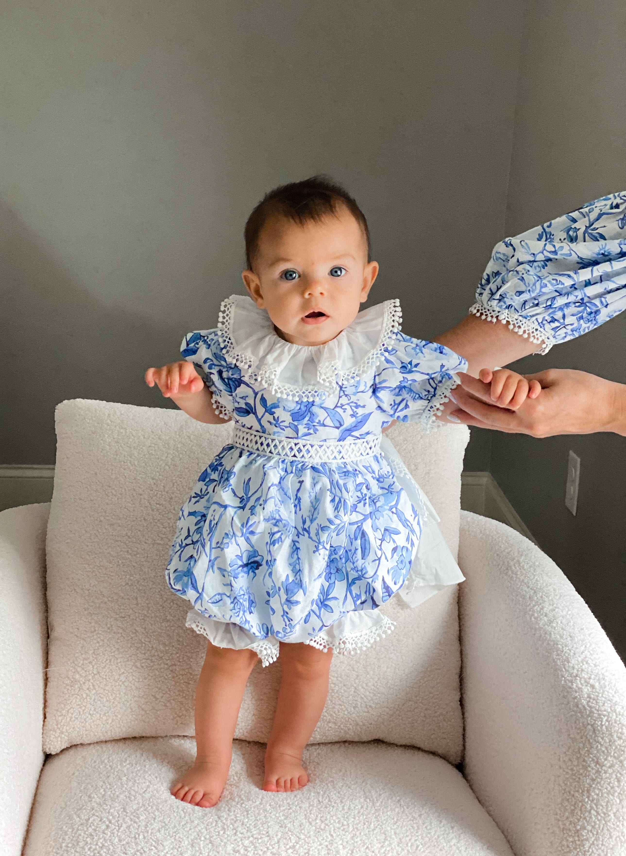 Jaylin Linen Romper - Petite Maison Kids